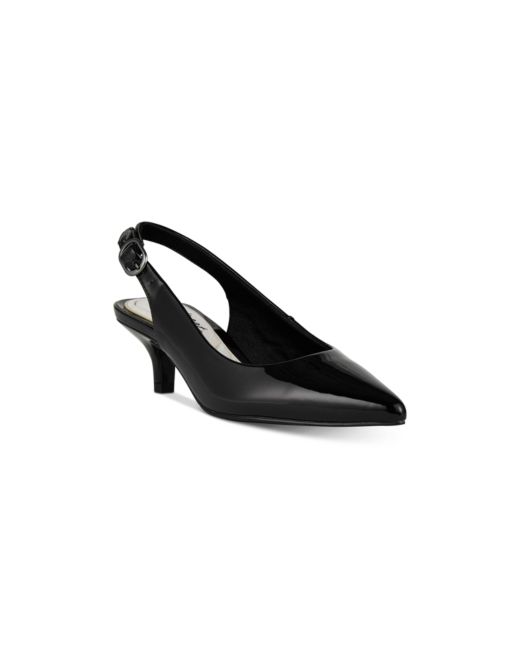 Easy Street Faye Slingback Kitten-Heel Pumps Shoes