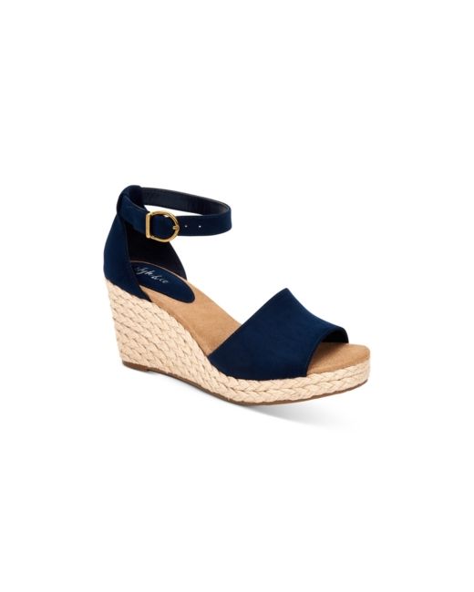 Style & Co Seleeney Wedge Sandals Created for Macys Shoes