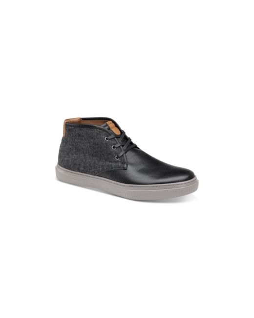 Johnston & Murphy Toliver Leather Wool Chukka Sneakers Shoes