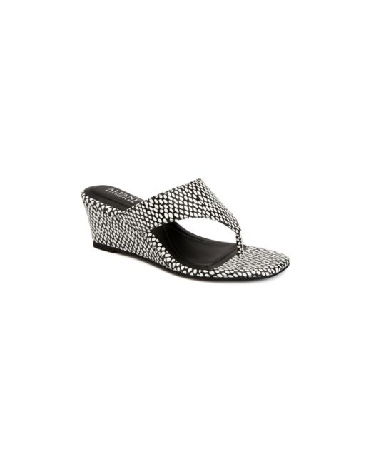 Alfani Step N Flex Andersonn Thong Wedge Sandals Created for Macys Shoes