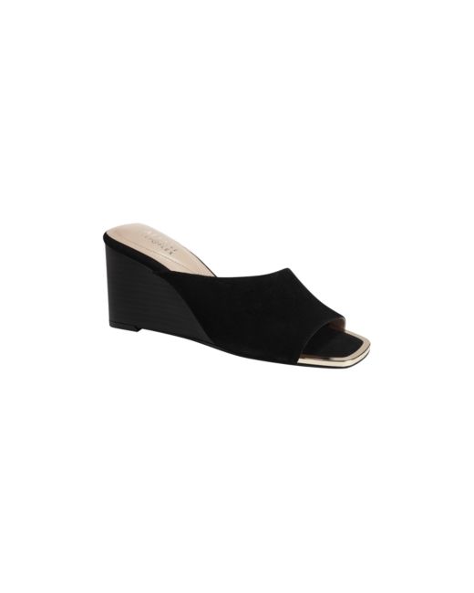 Alfani Laurita Slide Dress Wedge Sandals Created for Macys Shoes