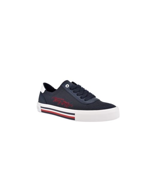 Tommy Hilfiger Hoan Knit Lace Up Sneakers Shoes