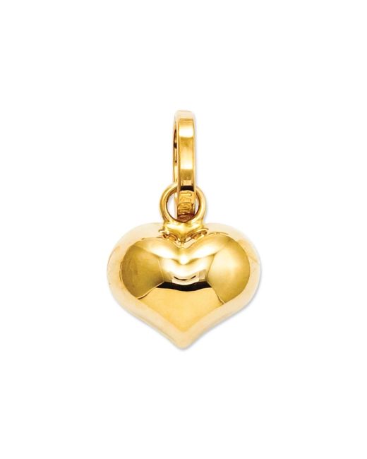 Macy's 14k Gold Charm Puffed Heart