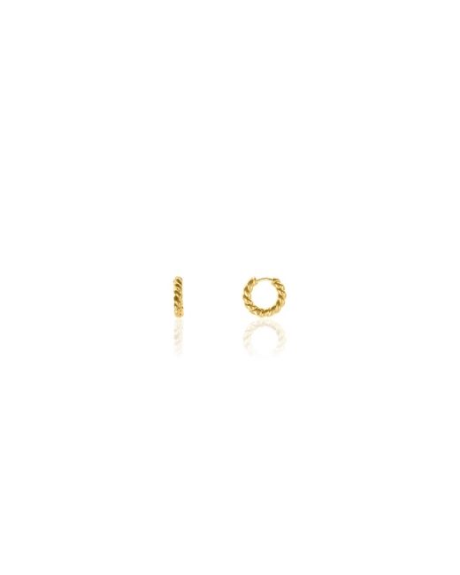 Oma The Label Lucy Huggies 18K Gold Plated Brass Earrings