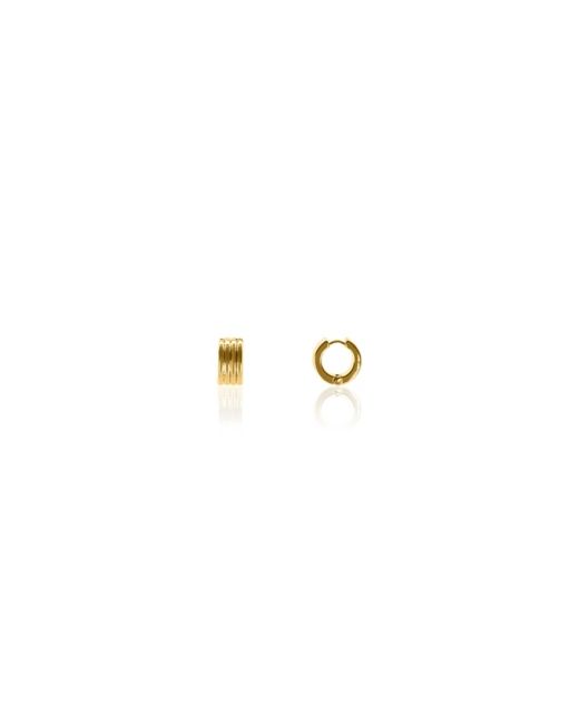 Oma The Label Anekhe 18K Gold Plated Brass Huggies Earrings
