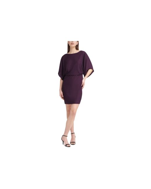 Jessica Howard Dolman-Sleeve Blouson Dress