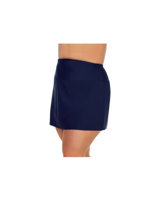 Island Escape Plus Tummy-Control Swim Skirt Created for Macys Swimsuit