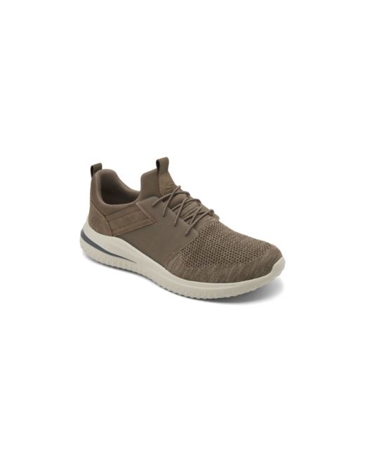 Skechers Delson 3.0 Cicada Slip-On Casual Sneakers from Finish Line
