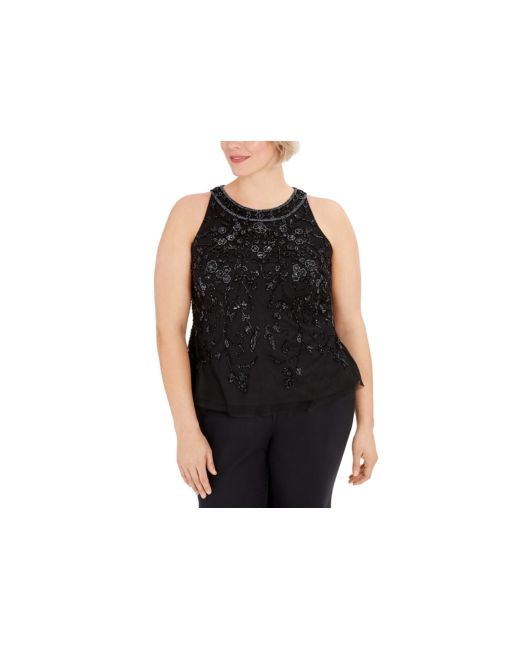 Adrianna Papell Plus Embellished Top