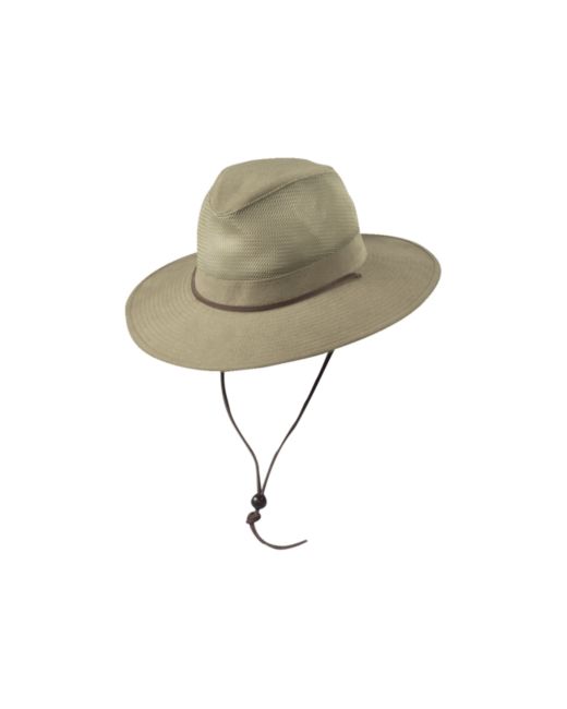 Dorfman Pacific Brushed Twill Safari Hat