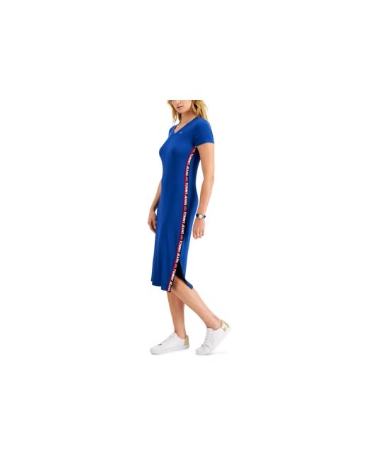 Tommy Jeans Ribbed T-Shirt Dress