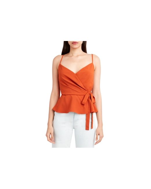 BCBGeneration Woven Wrap-Front Cami Top