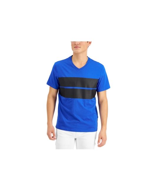 INC International Concepts High Density Stripe T-Shirt Created for Macys