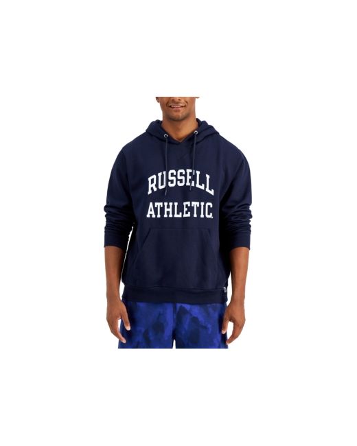Russell Athletic Archer Logo-Print Fleece Hoodie