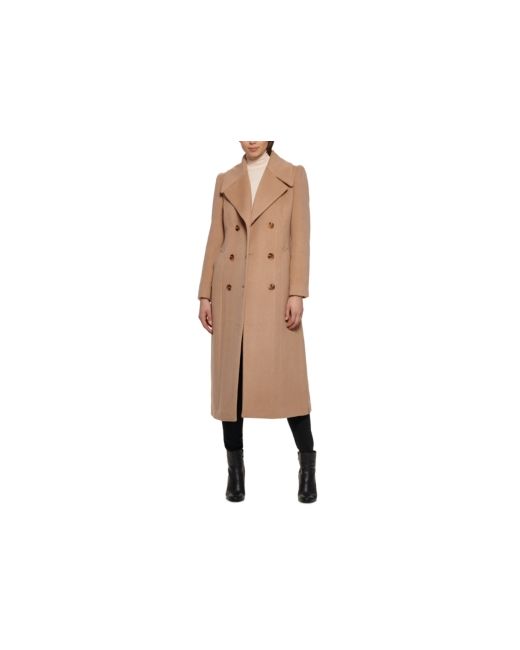 Kenneth Cole Double-Breasted Maxi Coat