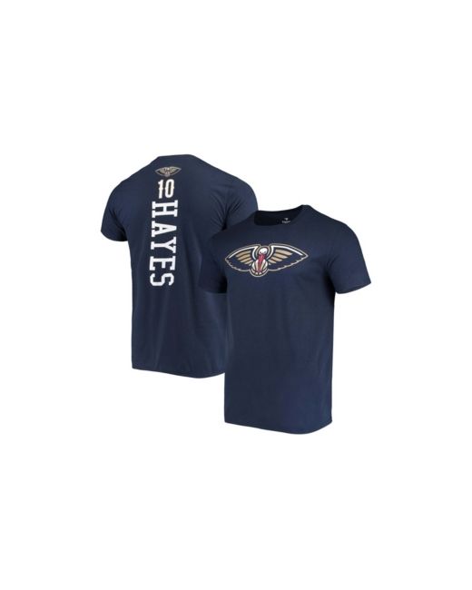 Fanatics Jaxson Hayes Navy New Orleans Pelicans Playmaker Name and Number Logo T-shirt