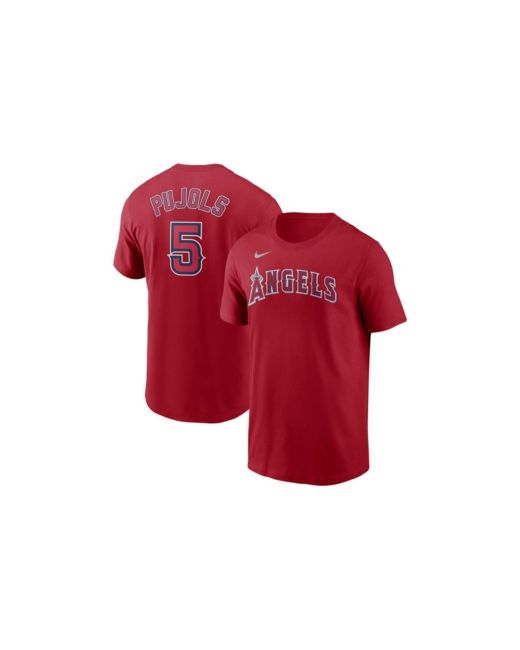 Nike Albert Pujols Los Angeles Angels Name and Number T-shirt