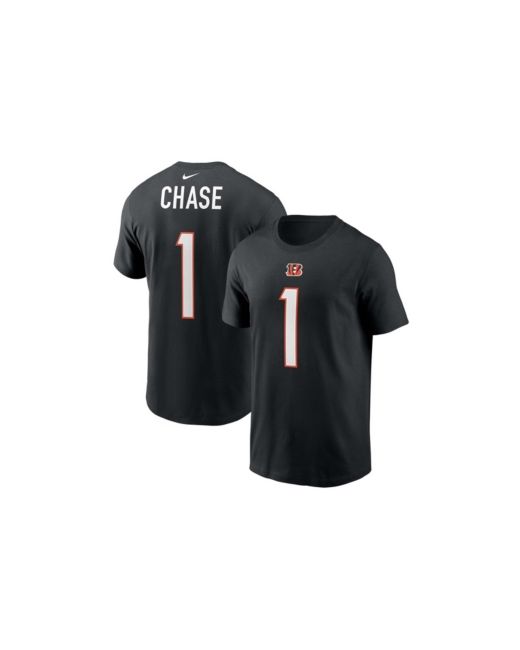 Nike JaMarr Chase Cincinnati Bengals 2021 Nfl Draft First Round Pick Player Name and Number T-shirt