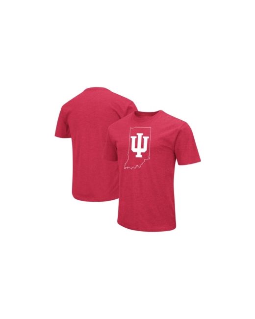 Colosseum Indiana Hoosiers State Outline T-shirt