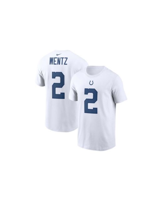 Nike Carson Wentz Indianapolis Colts Name and Number T-shirt