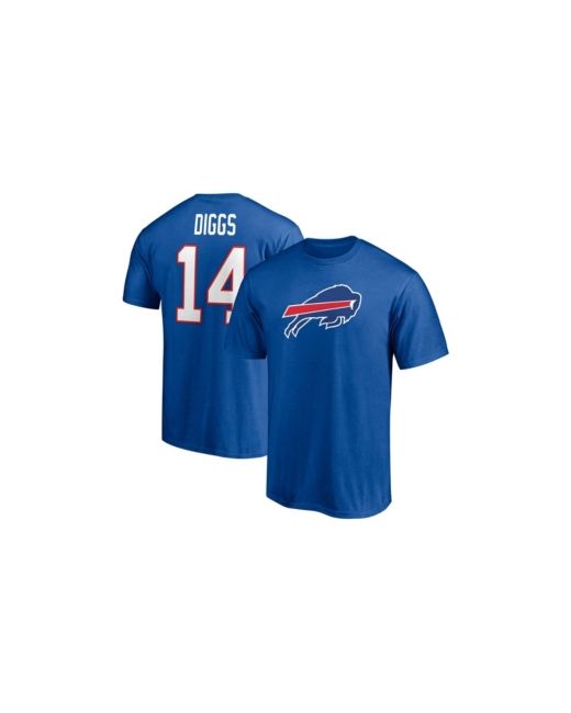 Fanatics Stefon Diggs Buffalo Bills Player Icon Name and Number T-shirt