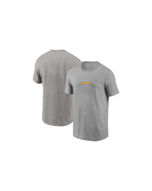 Nike Heathered Los Angeles Chargers Primary Logo T-shirt