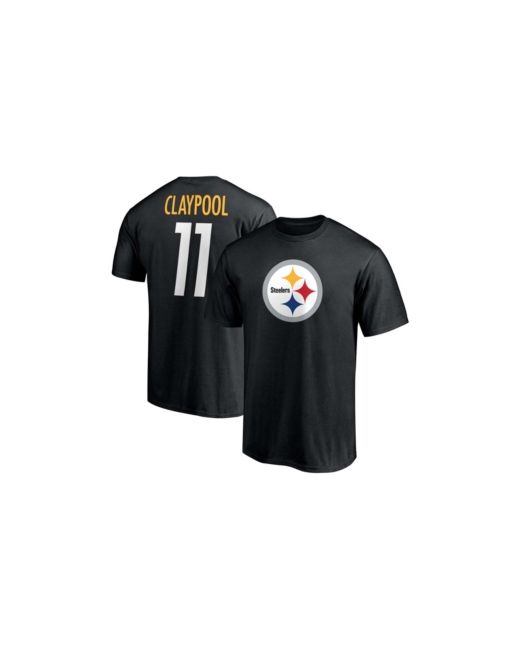 Fanatics Chase Claypool Pittsburgh Steelers Player Icon Name and Number T-shirt