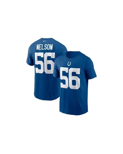 Nike Quenton Nelson Indianapolis Colts Name and Number T-shirt