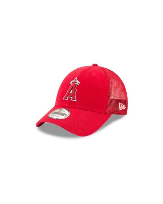 New Era Los Angeles Angels Trucker 9FORTY Adjustable Snapback Hat