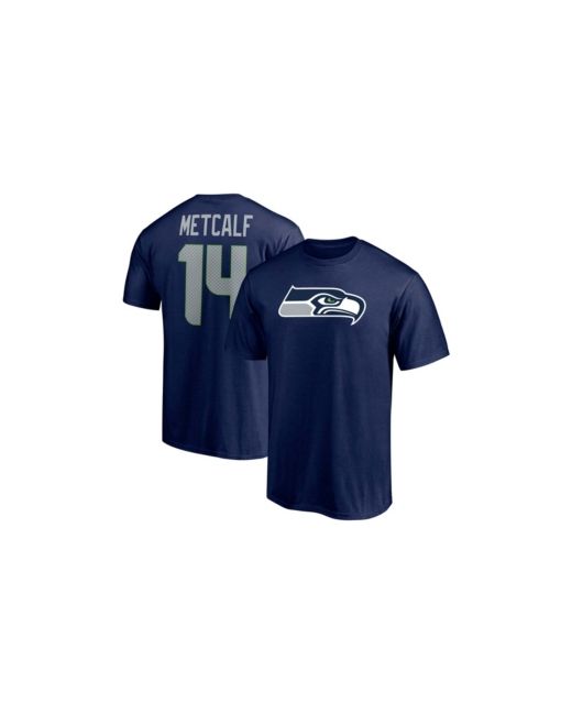 Fanatics Dk Metcalf College Seattle Seahawks Player Icon Name and Number T-shirt