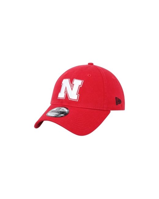 New Era Nebraska Huskers Team Core 9TWENTY Adjustable Hat
