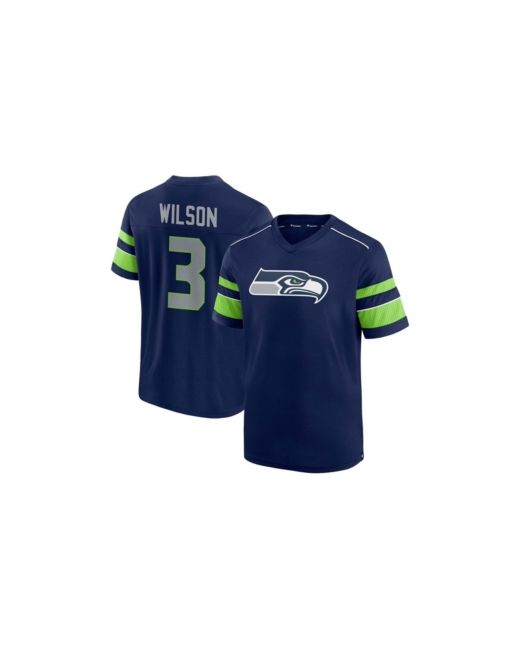 Fanatics Dk Metcalf College Seattle Seahawks Hashmark Name Number V-Neck T-shirt
