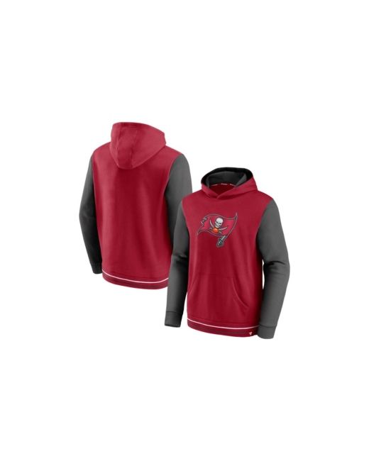 Fanatics Pewter Tampa Bay Buccaneers Block Party Pullover Hoodie