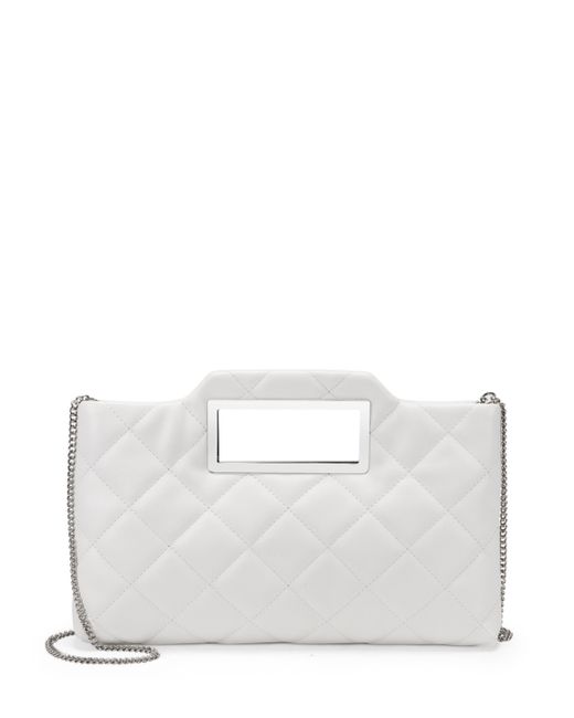 INC International Concepts Juditth Quilted Handle Clutch Created for Macys