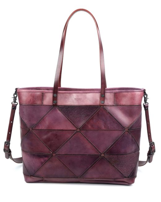 Old Trend Prism Leather Tote Bag