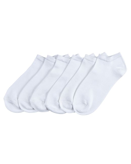 Hue 6 Pack Super-Soft Liner Socks