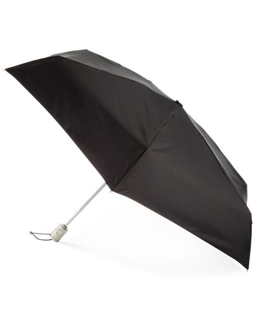 Totes SunGuard Auto Open Close Compact Umbrella with NeverWet
