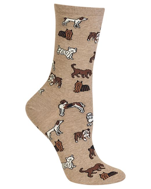 Hot Sox Dogs Fashion Crew Socks