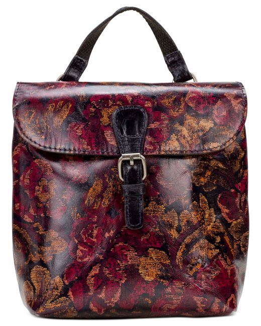 Patricia Nash Vatoni Small Convertible Leather Backpack