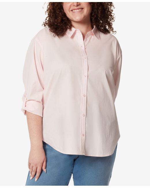 Gloria Vanderbilt Plus Amanda Button-Up Shirt