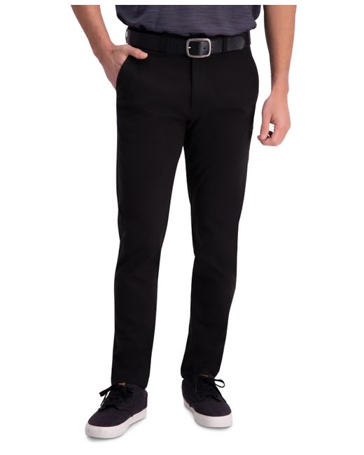 Haggar Active Series Slim-Fit Stretch Solid Casual Pants