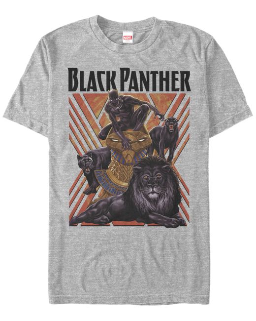 Marvel Comic Collection Panther Power Pose Short Sleeve T-Shirt