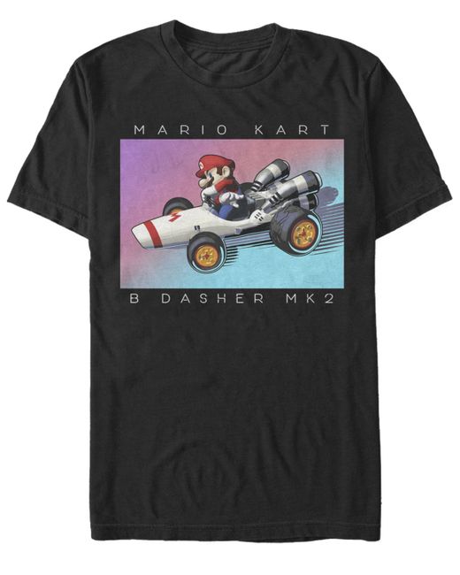 Nintendo Mario Kart B Dasher Mk2 Racer Short Sleeve T-Shirt