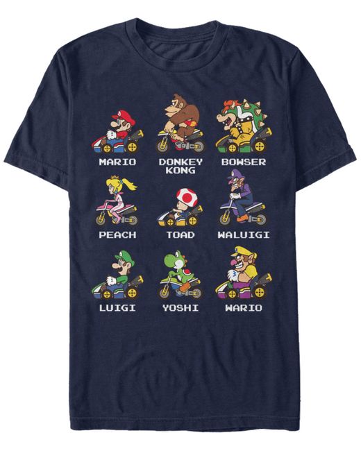 Nintendo Mario Kart Character Choice Short Sleeve T-Shirt