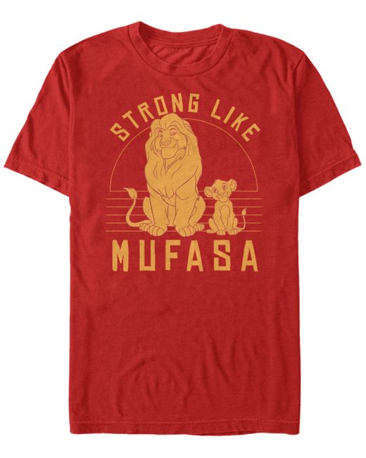 Lion King Disney The Be Strong Like Mufasa Short Sleeve T-Shirt