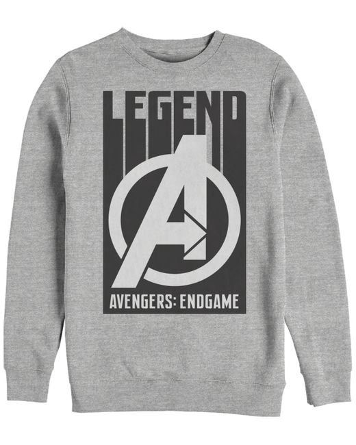 Marvel Avengers Endgame Legend Logo Crewneck Fleece