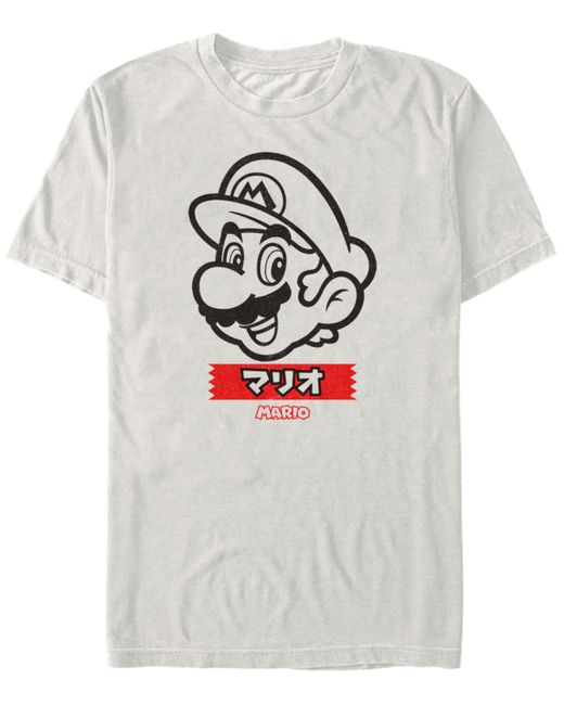 Nintendo Super Mario Outline Short Sleeve T-Shirt