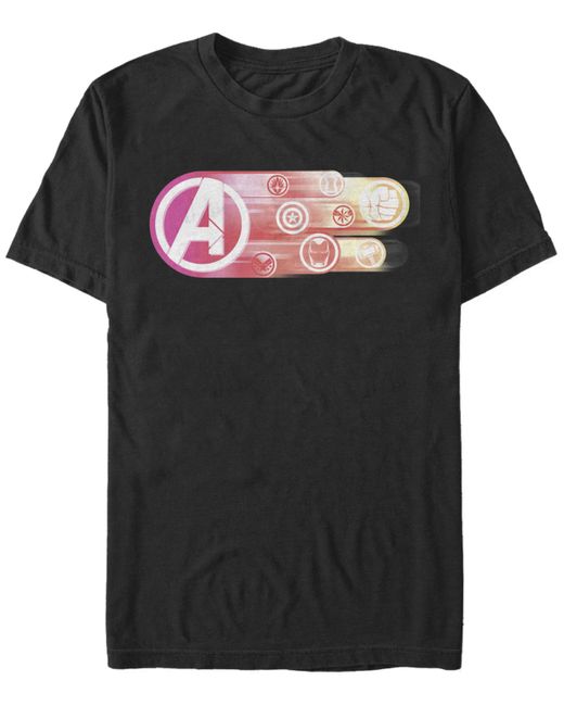 Marvel Avengers Endgame Hero Icons Logo Short Sleeve T-shirt