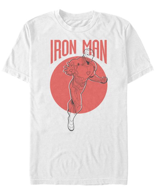 Marvel Avengers Endgame Iron Man Pop Art Short Sleeve T-shirt
