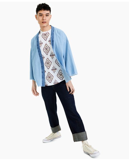 Sun + Stone Kenzo Denim Kimono Created for Macys